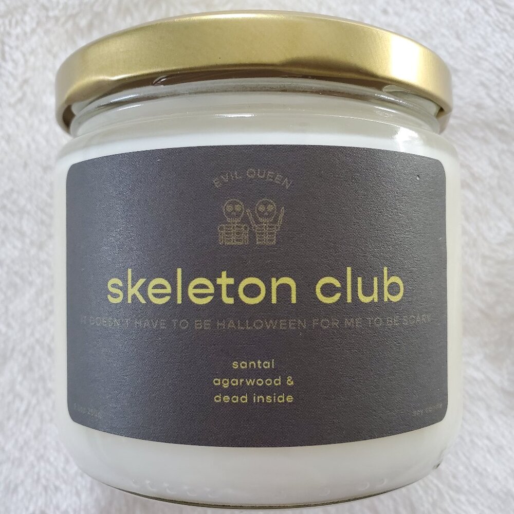 Evil Queen Skeleton Club Candle